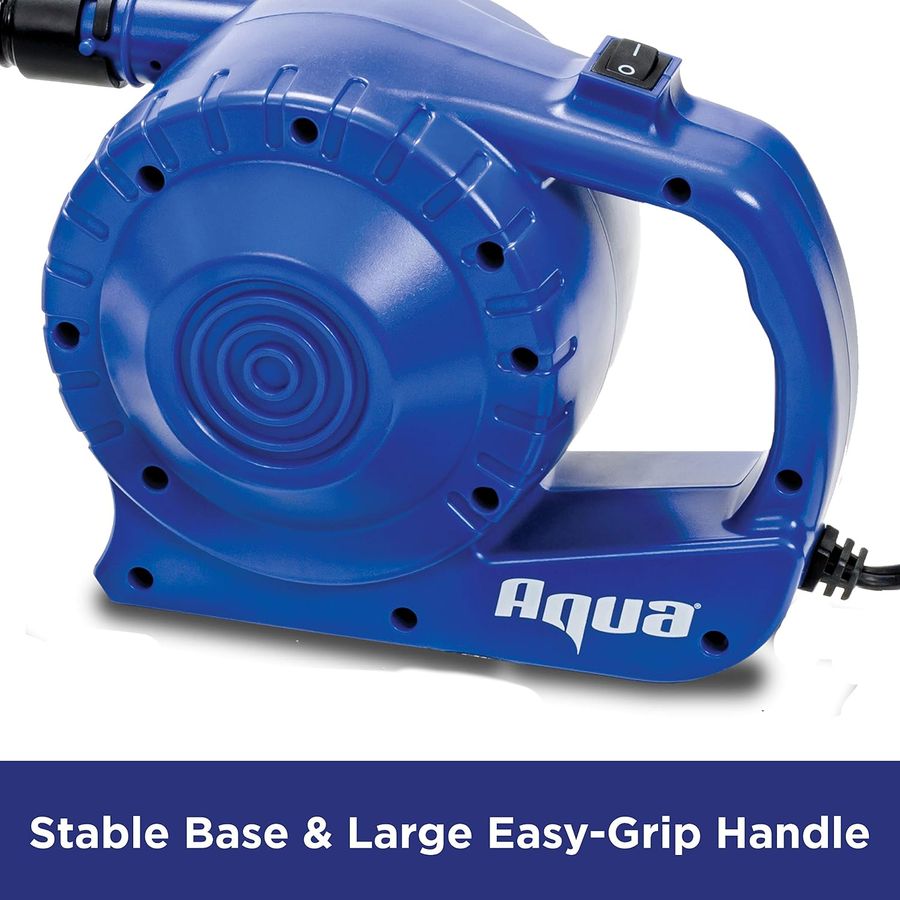 Aqua AC Electric Air Pump, 110v, 5 Nozzles, Blue — view 4