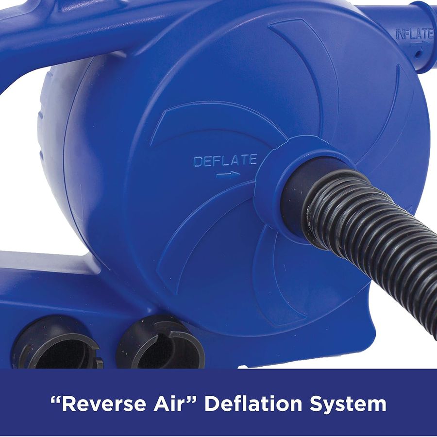 Aqua AC Electric Air Pump, 110v, 5 Nozzles, Blue — view 5