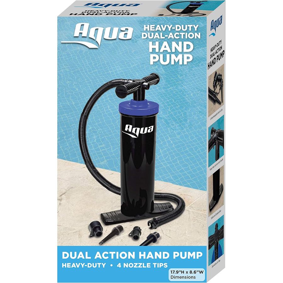 Aqua Dual-Action Hand Pump with 4 Nozzles, Black — view 2