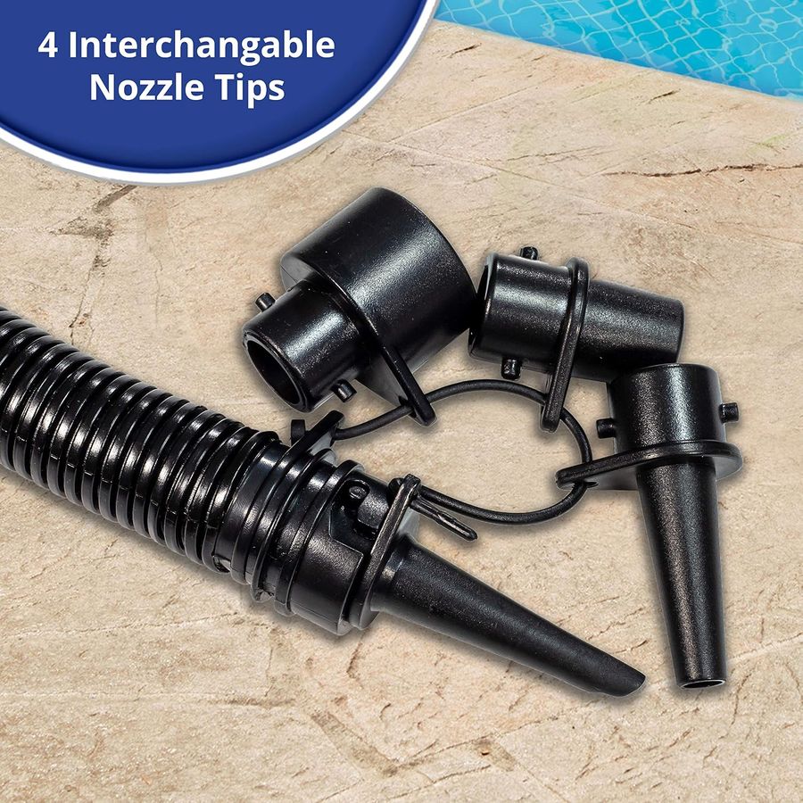 Aqua Dual-Action Hand Pump with 4 Nozzles, Black — view 3