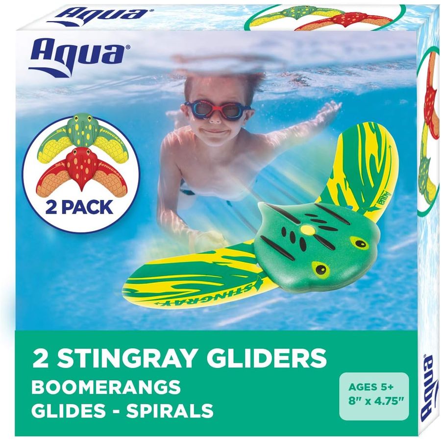 Aqua Mini Stingray Gliders Underwater Pool Toys, 2 Pack — view 2