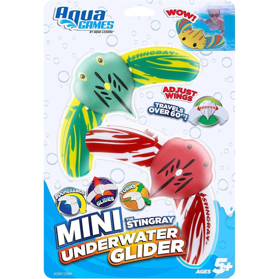 Aqua Mini Stingray Gliders Underwater Pool Toys, 2 Pack — view 5