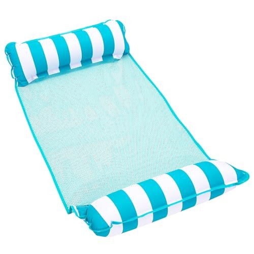 Aqua Original 4-in-1 Monterey Hammock Pool Float, Light Blue