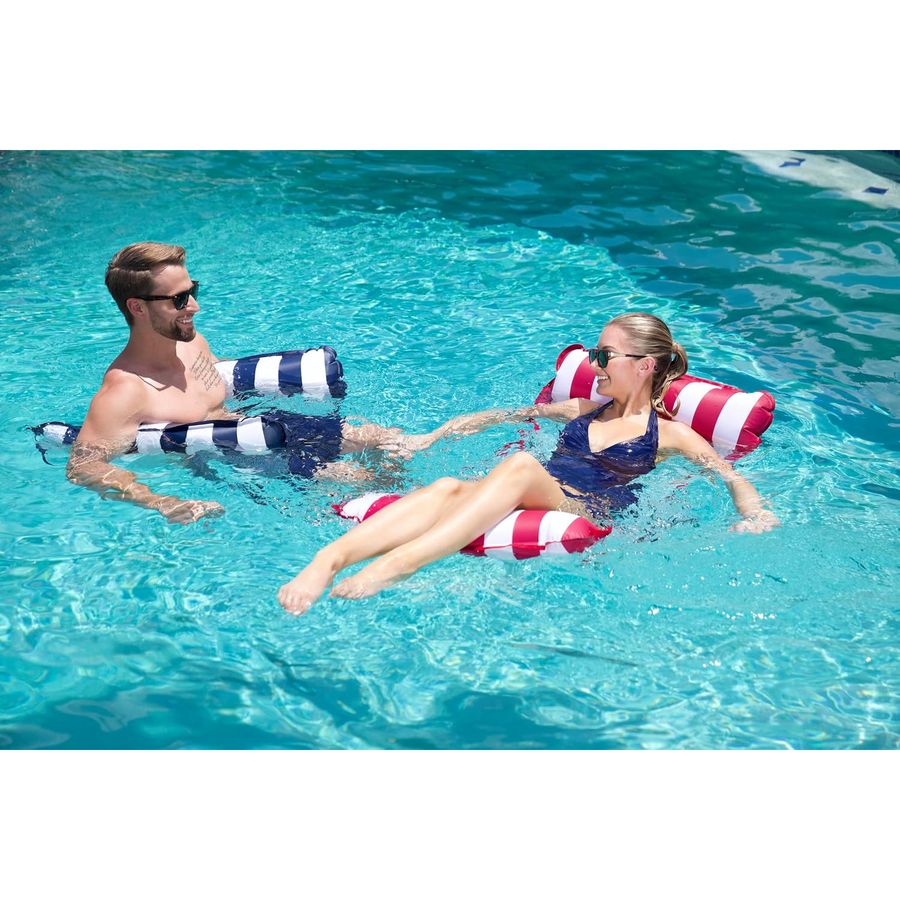 Aqua Original 4-in-1 Monterey Hammock Pool Float, Navy — view 6