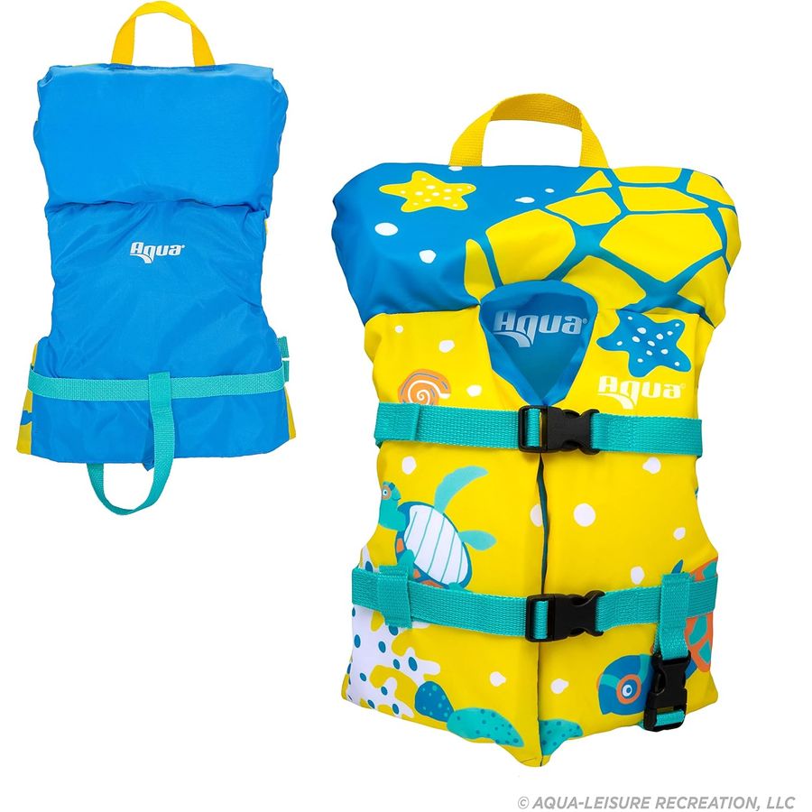 Aqua Type II Infant Life Jacket, Seafoam Blue — view 5