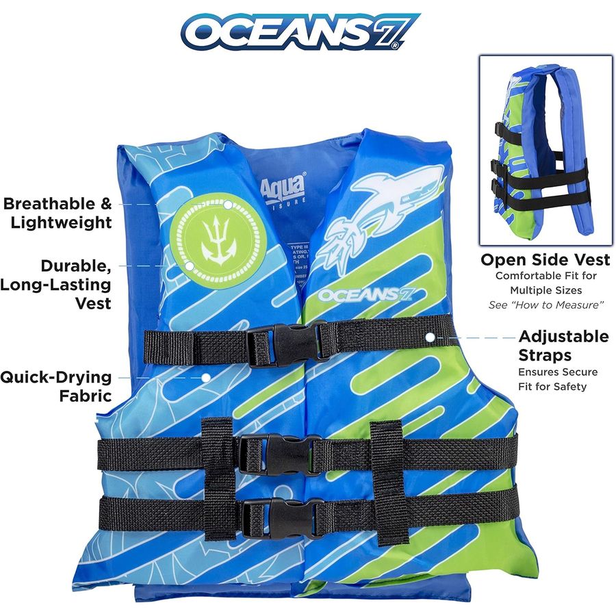 Oceans 7 Infant-Child-Youth Type III Life Jacket Vest, 8-90 lb — view 3