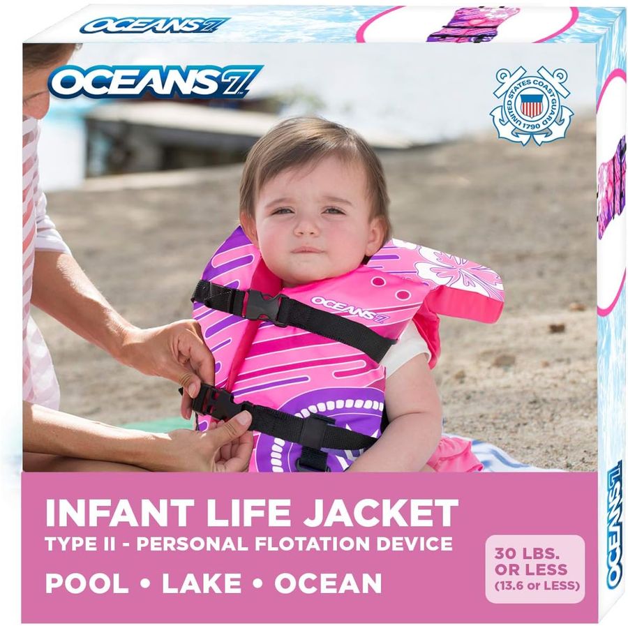 Oceans 7 Type III Infant-Child-Youth Life Jacket Vest, 8-90 Lbs. — view 2