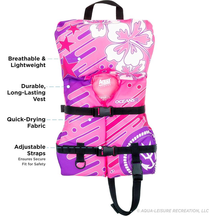Oceans 7 Type III Infant-Child-Youth Life Jacket Vest, 8-90 Lbs. — view 3