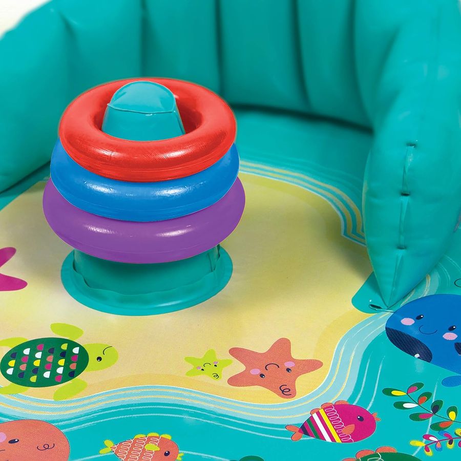 SwimSchool Baby Splash Play Mat with Adjustable Canopy — view 3