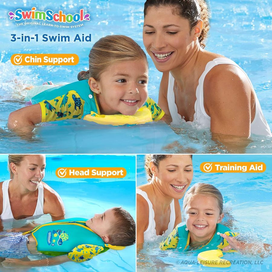SwimSchool Easy On & Off Swim Trainer Vest, Small/Medium & Medium/Large — view 6