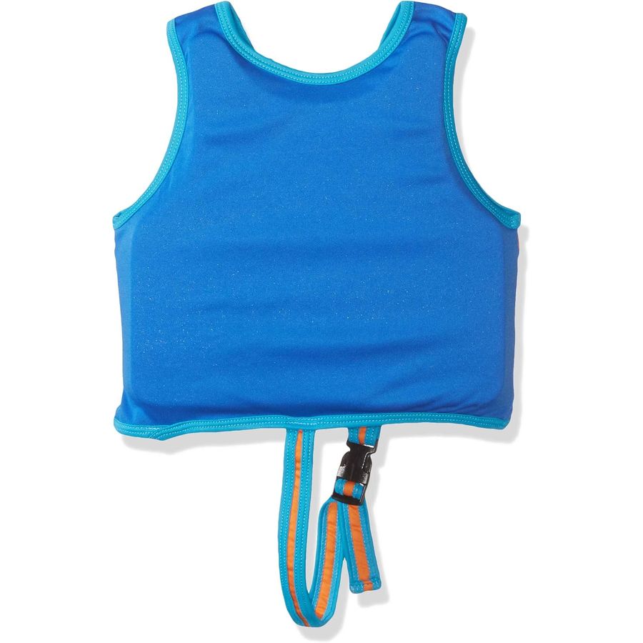 SwimSchool Flex-Form Swim Trainer Vest, S/M, Blue/Orange — view 3